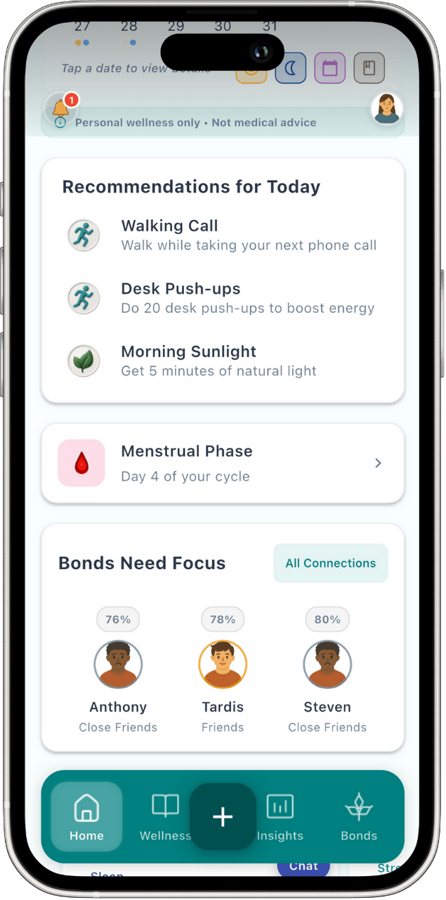 Smart Recommendations - My Bad Day app screenshot